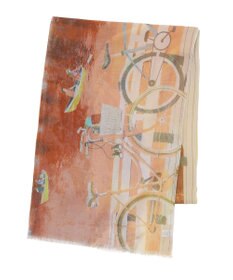 MOONBAT ハナト (Hanato) シルクコットンストール レイクサイド 197cm×70cm