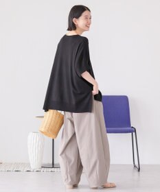 AMERICAN HOLIC 接触冷感サイドスリットニットプルオーバー