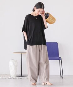 AMERICAN HOLIC 接触冷感サイドスリットニットプルオーバー