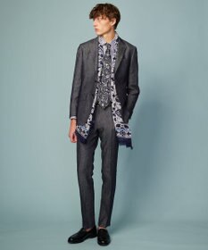 JOSEPH ABBOUD 【日本製】ペイズリープリント ネクタイ