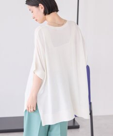 AMERICAN HOLIC 接触冷感サイドスリットニットプルオーバー