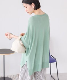 AMERICAN HOLIC 接触冷感サイドスリットニットプルオーバー