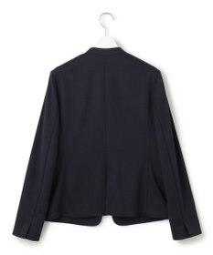 23区 【セットアップ対応/洗える】トリアセジャージー ノーカラージャケット