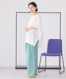 AMERICAN HOLIC 接触冷感サイドスリットニットプルオーバー