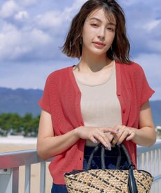 Tiaclasse 【洗える】リネンタッチカーディガン