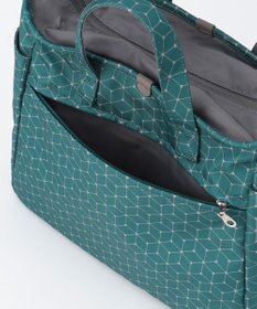 Y'SACCS キュービック×ポイントドット　2WAYトート＆ショルダー　Mサイズ