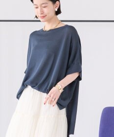 AMERICAN HOLIC 接触冷感サイドスリットニットプルオーバー