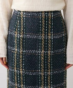 Green Parks ・ＳＵＧＡＲ　ＳＰＯＯＮ　チェックフリンジスカート