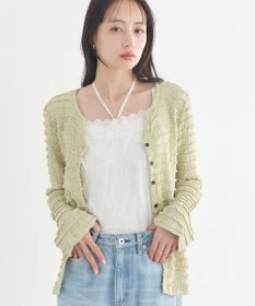 earth music&ecology 総レースホルターネックキャミソール