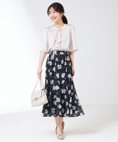 ANY SIS 【2WAY】ペイントフラワー スカート