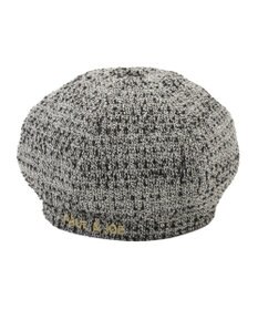 MOONBAT PAUL & JOE ACCESSOIRES ロゴ刺繍ツイードベレー