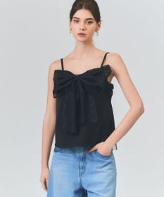 GRACE CONTINENTAL ドットボウタイキャミ