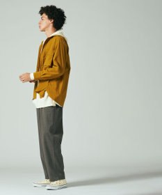 J.PRESS YORK STREET 【UNISEX】ストレッチピーチクロスワークシャツ