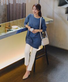 Tiaclasse 【安田美沙子さん着用・選べる2type・洗える】もちニットチュニック