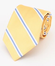 J.PRESS MEN 【JAPANESE TWILL&REPPE STRIPE COLLECTION】レジメンタルネクタイ イエロー系2