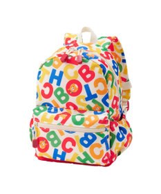 MIKI HOUSE HOT BISCUITS 【Mサイズ】 ロゴ総柄 リュック