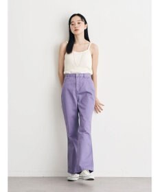 earth music&ecology カラーフレアパンツ