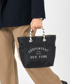 LeSportsac MEDIUM 2 WAY TOTE/ジェットブラック/プロビンシャル