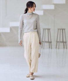 ANY L 【裏起毛/ウエストゴム】ウォームテーパードパンツ