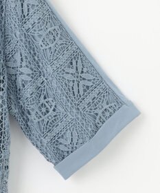 J.PRESS LADIES L 【一枚で着映え・シーンレスに活躍】レーシーコンビ クルーネック カットソー