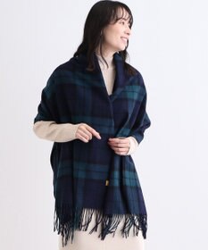 MOONBAT WEB限定【洗える】ミエル (miel) カシミヤ100％ チェックストール