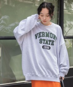 WEGO ヘビーウエイト刺繍グラフィックプルオーバー