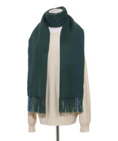 MOONBAT FURLA(フルラ）ウール100％ オンブレー カラーブロック ストール