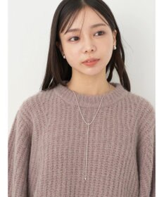 earth music&ecology フワフワＭＩＸヤーンチュニック