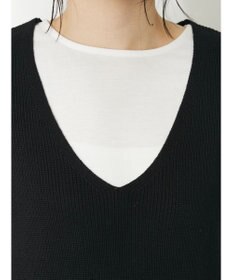 CRAFT STANDARD BOUTIQUE 【２点セット】片畦ニットベスト＋ロンＴＥＥ