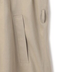 BEIGE， MICA /  リネンブレンドベルト付きジレ