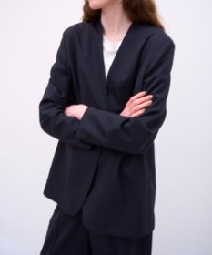 ATON 【26FW】WOOL TROPICAL | ノーカラージャケット