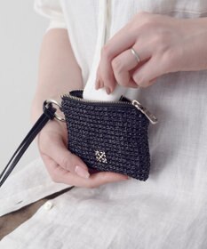 russet ナイロンラフィアスクエアマルチケース(Z-319)