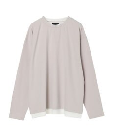CRAFT STANDARD BOUTIQUE 梨地カットフェイクレイヤードＬ／Ｓ　ＴＥＥ