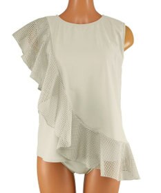 San-ai Resort（三愛水着楽園） アシンメトリートップス水着　9M【San-ai Resort（サンアイリゾート）