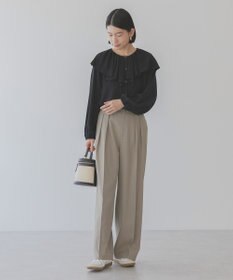 AMERICAN HOLIC サラックール衿フリルラグランブラウス