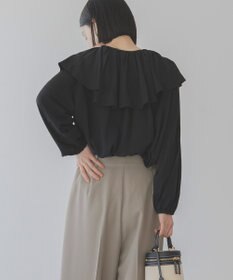 AMERICAN HOLIC サラックール衿フリルラグランブラウス