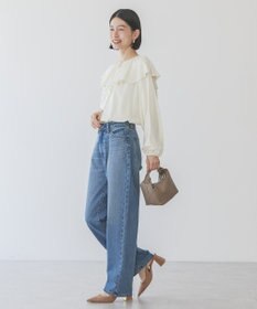 AMERICAN HOLIC サラックール衿フリルラグランブラウス