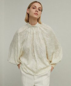 BEIGE， CAMILLE / ジャガードブラウス