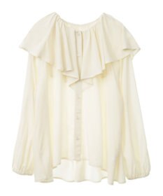 AMERICAN HOLIC サラックール衿フリルラグランブラウス