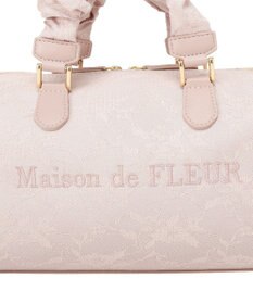 Maison de FLEUR レース2Wayボストンバッグ