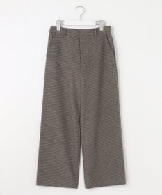 J.PRESS LADIES 【洗える】チェルビック チェック セミワイド パンツ