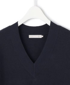 ICB L 【洗える】 クロスコンビ ニットワンピース