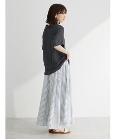 Green Parks Ｉ　切替ギャザーロングスカート