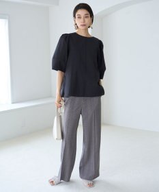 UNFILO ワッシャーブロード 2WAYブラウス