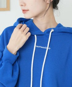 WEGO 配色ロゴデザインショートパーカー