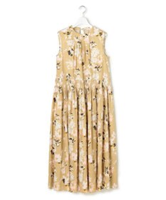 23区 【GOLD LABEL】ペインティングフラワープリント ワンピース