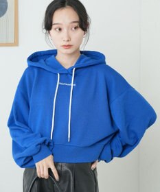 WEGO 配色ロゴデザインショートパーカー