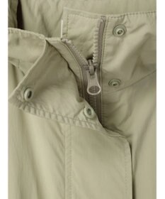 earth music&ecology テックフードロングコート