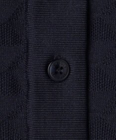 23区GOLF 【WOMEN】フラッグジャガードニットポロシャツ ストレッチ 半袖