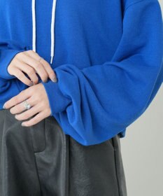 WEGO 配色ロゴデザインショートパーカー